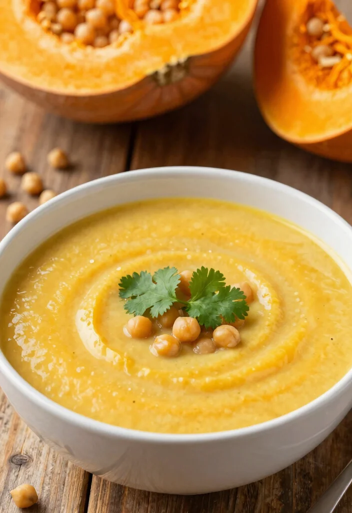 20 Best Soup Recipes Everyone Should Try - 17. Pumpkin and Chickpea Soup 1