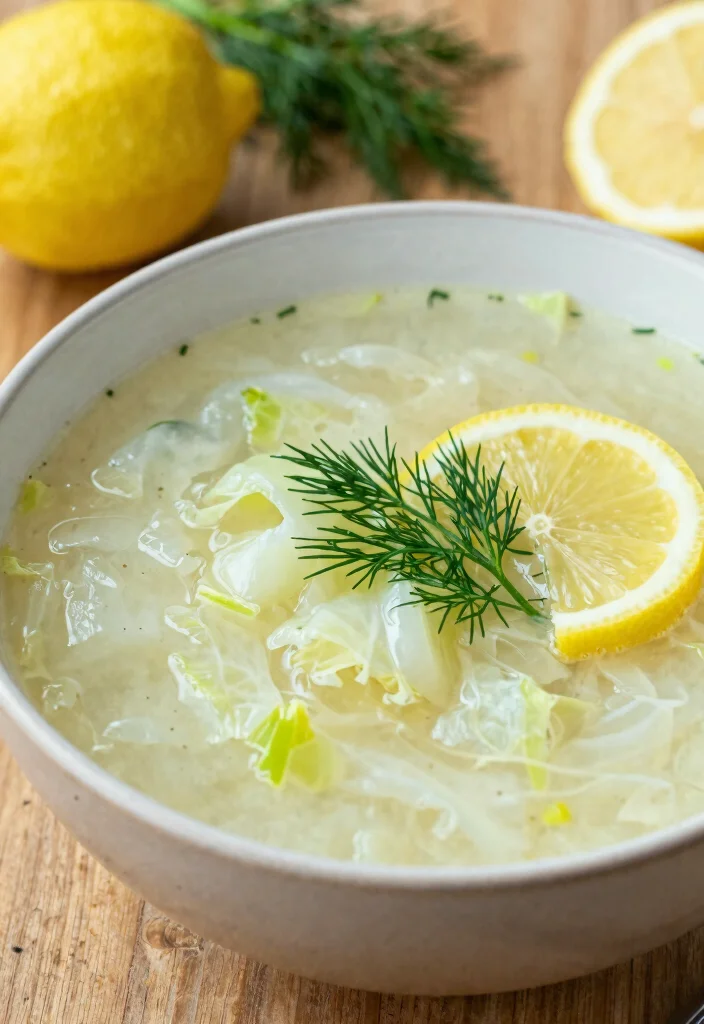 20 Best Soup Recipes Everyone Should Try - 20. Cabbage Soup with Lemon and Dill 1
