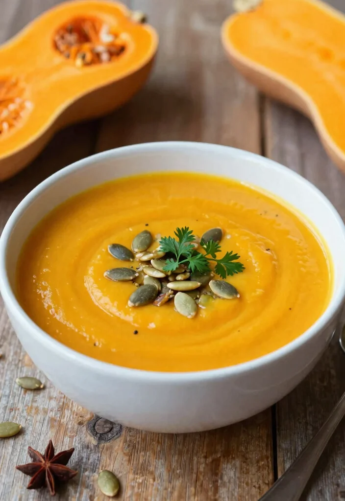 20 Cheap Soup Recipes That Feed the Whole Family - 17. Butternut Squash Soup 1