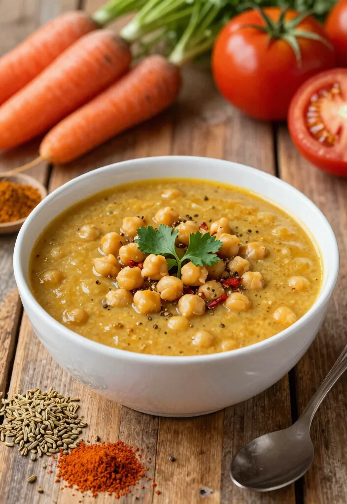 20 Cheap Soup Recipes That Feed the Whole Family - 6. Moroccan Chickpea Soup 1