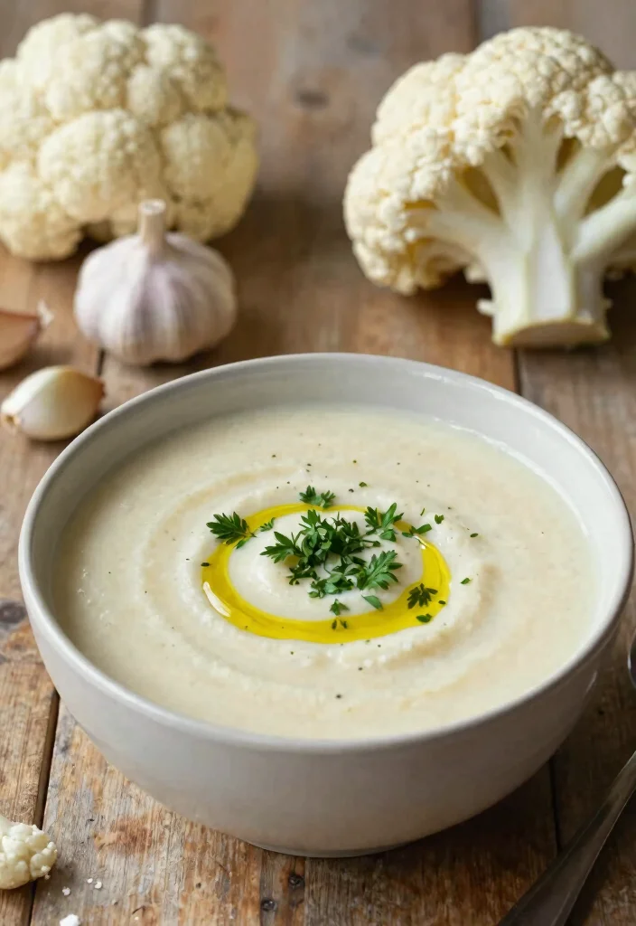 20 Cheap Soup Recipes That Feed the Whole Family - 7. Creamy Cauliflower Soup 1