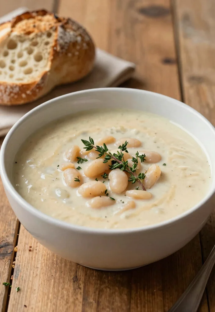 20 Cream of Chicken Soup Recipes Perfect for Cozy Dinners - 19. Cream of Chicken and White Bean Soup 1