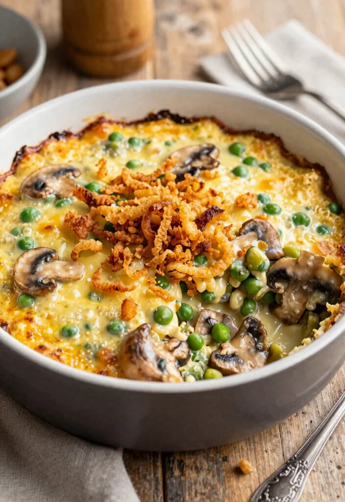 20 Delicious Recipes Using Cream of Mushroom Soup for Easy Dinners - 18. Creamy Mushroom and Green Bean Casserole 1