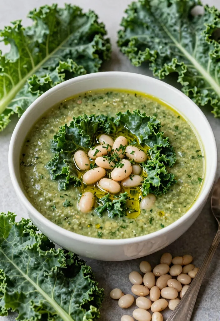 20 Healthy Soup Recipes for Clean Eating - 10. Kale and White Bean Soup 1