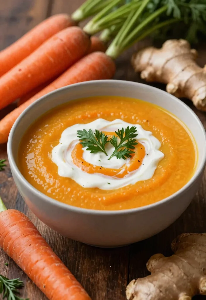 20 Healthy Soup Recipes for Clean Eating - 12. Carrot Ginger Soup 1