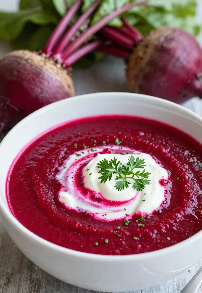 20 Healthy Soup Recipes for Clean Eating - 16. Beetroot Soup 1