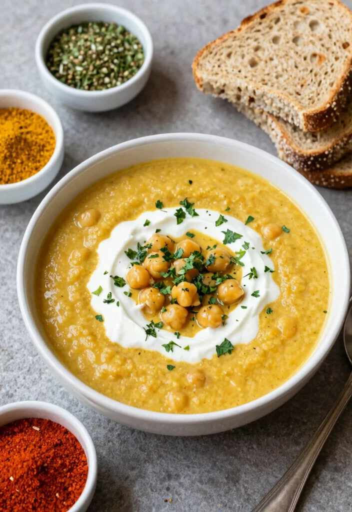 20 Healthy Soup Recipes for Clean Eating - 6. Moroccan Chickpea Soup 1