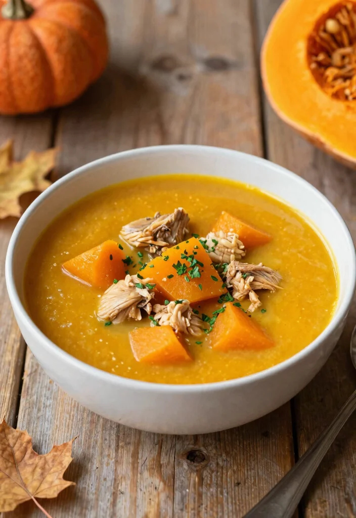 20 Instant Pot Chicken Soup Recipes for Busy Weeknights - 10. Butternut Squash Chicken Soup 1