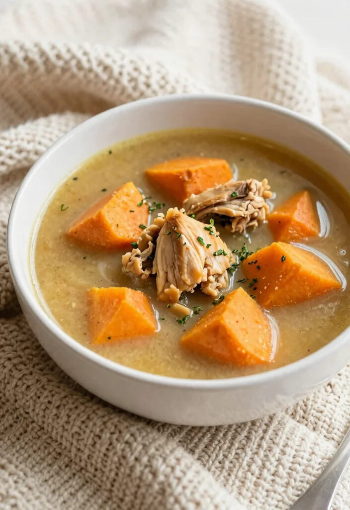 20 Instant Pot Chicken Soup Recipes for Busy Weeknights - 16. Sweet Potato Chicken Soup 1