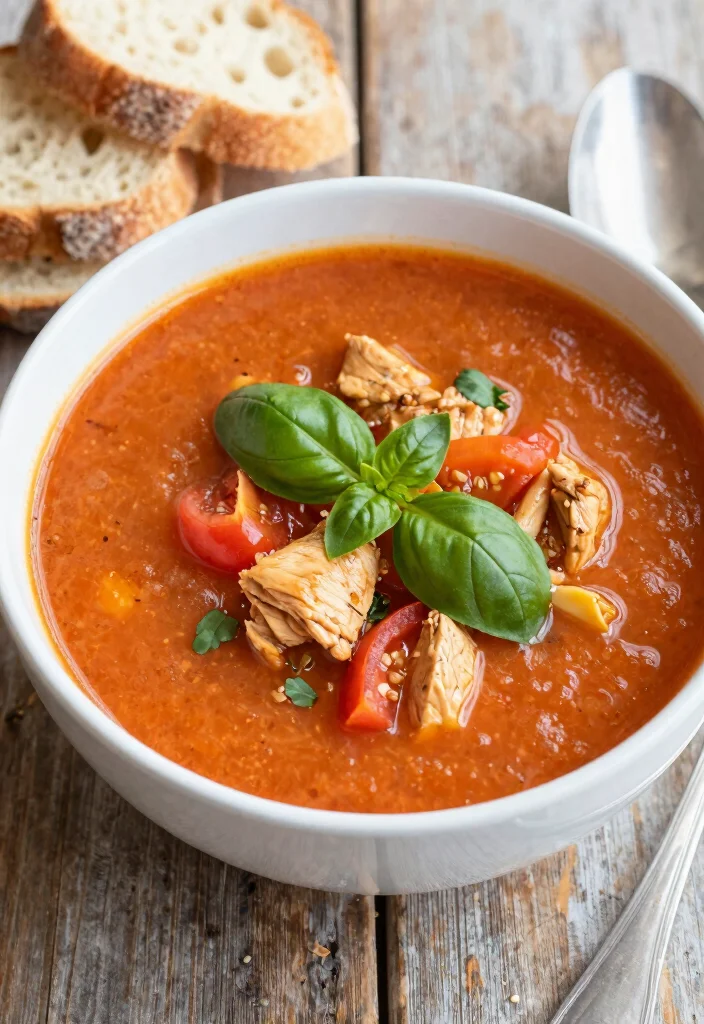 20 Instant Pot Chicken Soup Recipes for Busy Weeknights - 20. Chicken and Tomato Basil Soup 1