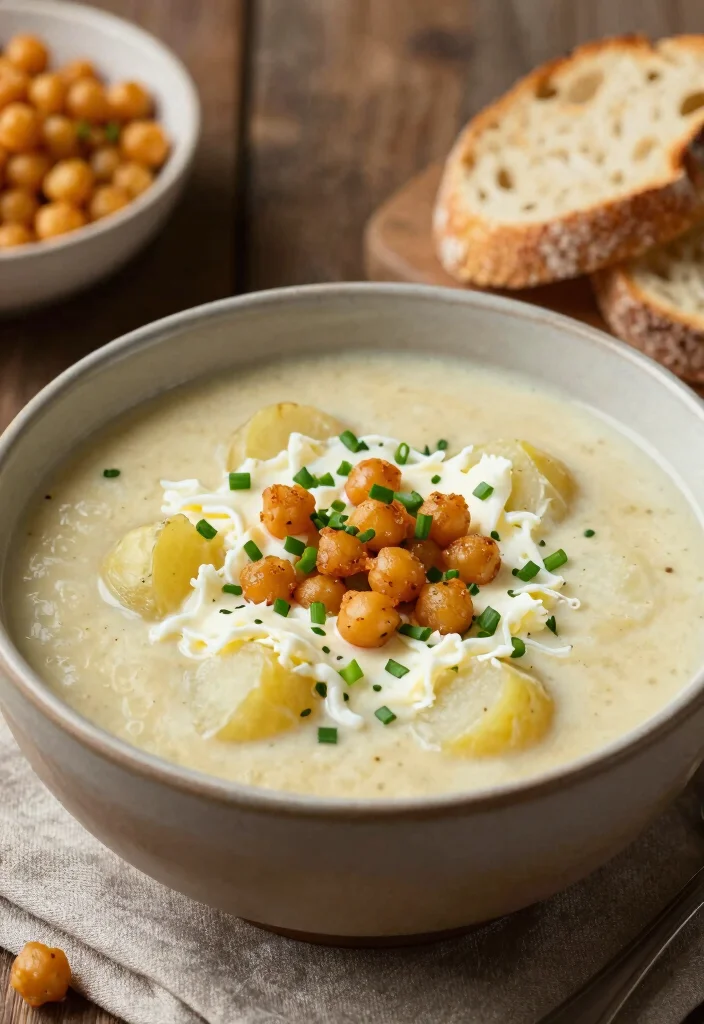 20 Potato Soup Recipes That Are Thick and Comforting - 5. Vegan Baked Potato Soup 1