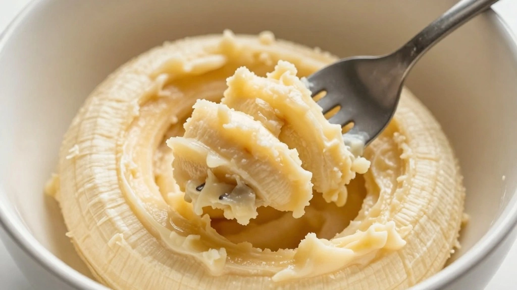 4-Ingredient Banana Bread (Quick & Easy) - Step 3: Mash Bananas 1