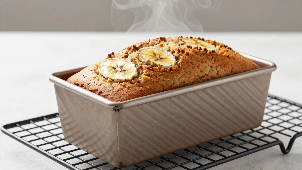 4-Ingredient Banana Bread (Quick & Easy) - Step 9: Cool Bread 1