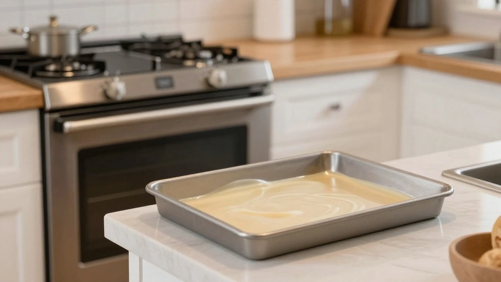 Banana Bars with Cream Cheese Frosting (Moist & Easy) - Step 1: Preheat Oven and Prepare Pan 1