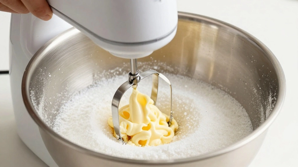 Banana Bars with Cream Cheese Frosting (Moist & Easy) - Step 3: Cream Butter and Sugar 1