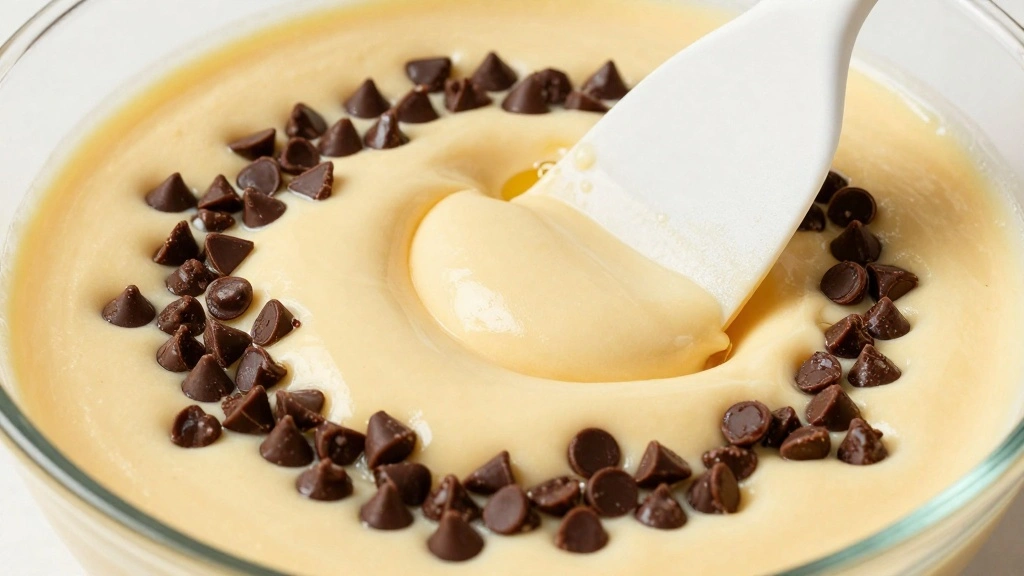 Banana Bread Recipe with Chocolate Chips (Classic & Moist) - Step 5: Add Chocolate Chips and Vanilla 1