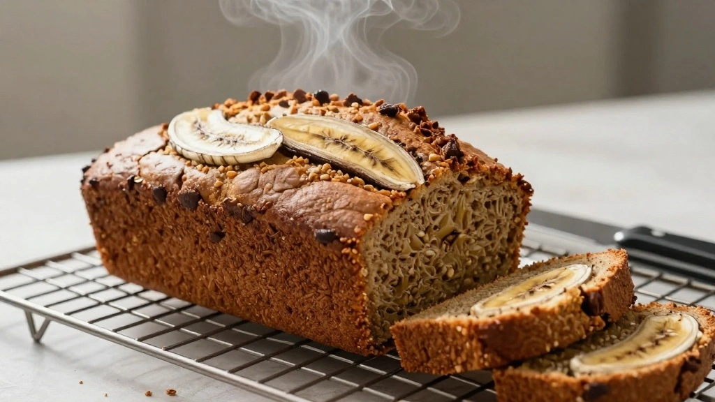 Banana Bread Recipe with Chocolate Chips (Classic & Moist) - Step 8: Cool and Serve 1