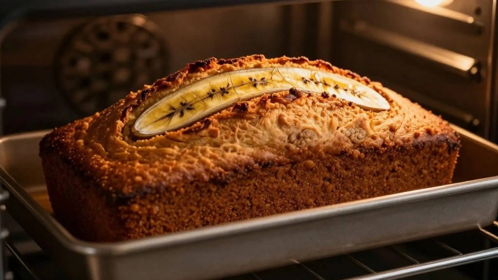 Banana Bread with Sour Cream (Extra Moist) - Step 9: Bake the Bread 1