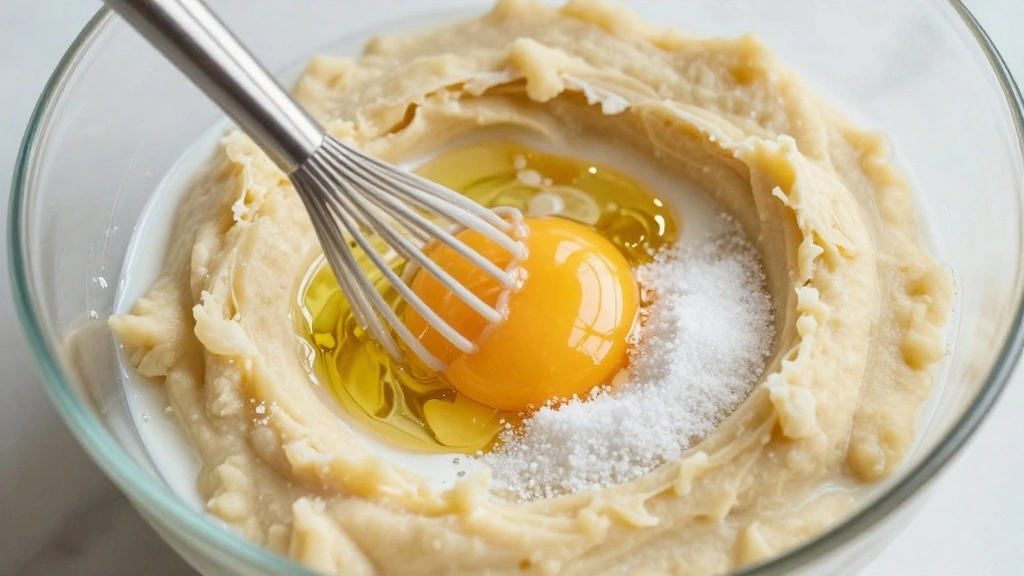 Banana Buttermilk Muffins (Soft & Fluffy) - Step 4: Combine Wet Ingredients 1