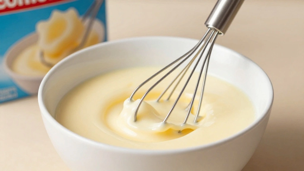 Banana Cream Pie with Pudding (Easy & Creamy) - Step 3: Prepare the Pudding 1