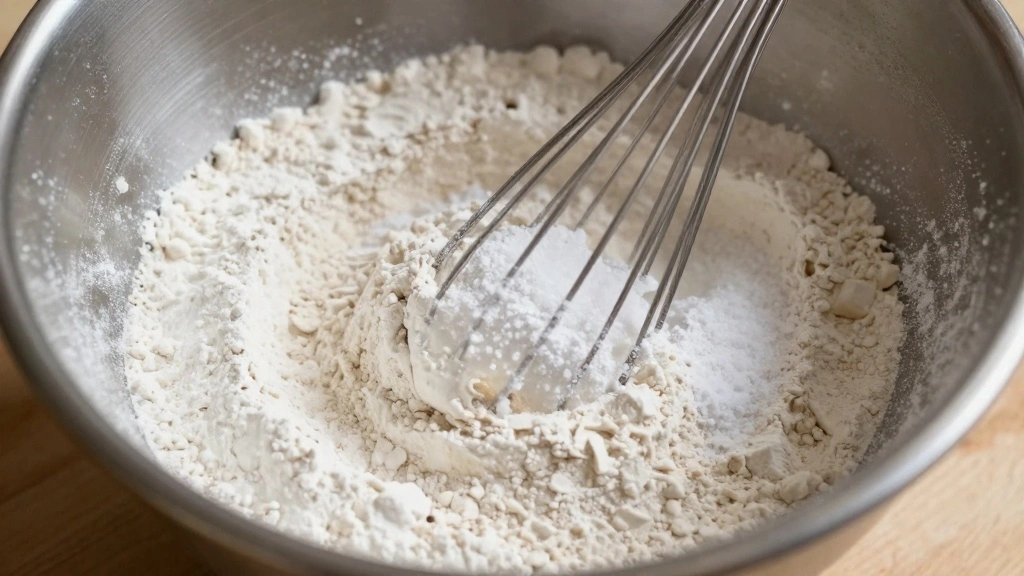 Banana Mini Muffins (Bite-Size & Moist) - Step 3: Mix Dry Ingredients 1