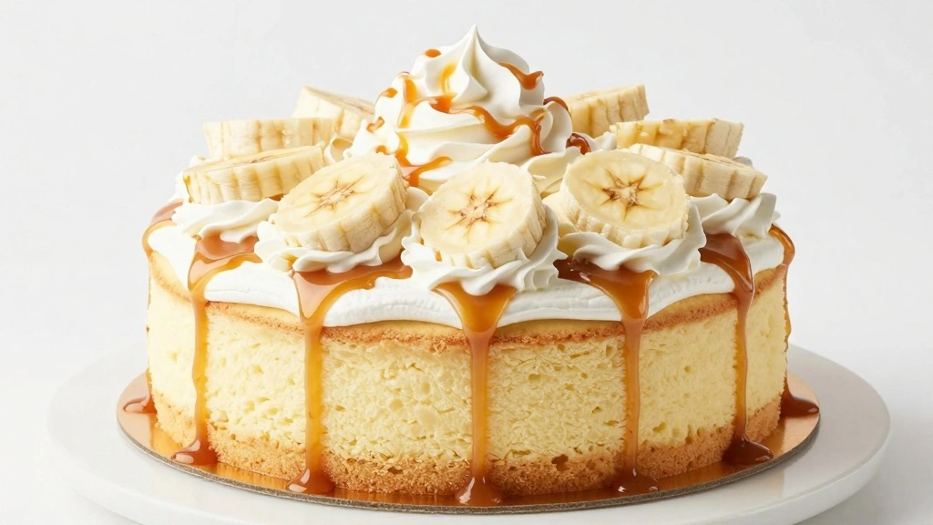 Banana Poke Cake (With Vanilla Pudding) - Step 8: Add Toppings 1