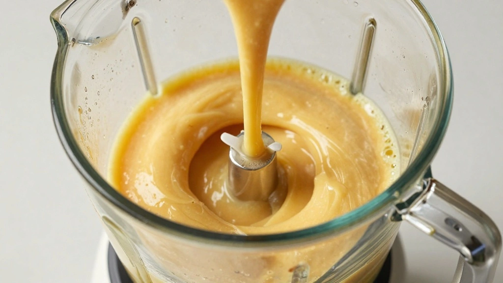 Banana Protein Pancakes (High-Protein Breakfast) - Step 2: Blend Wet Ingredients 1