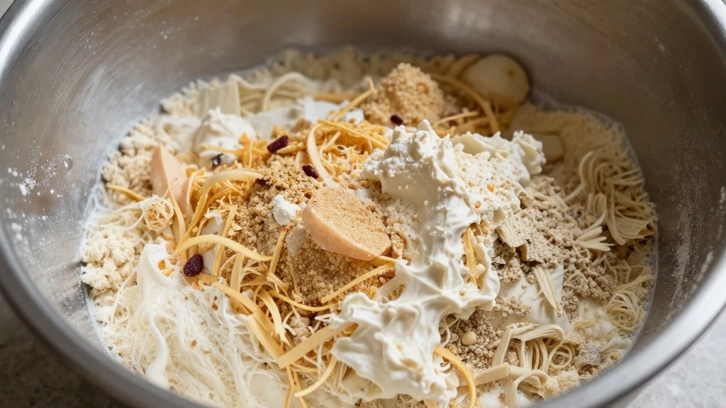 Banana Protein Pancakes (High-Protein Breakfast) - Step 4: Combine Wet and Dry Ingredients 1