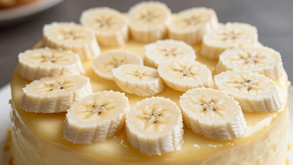 Banana Pudding Cake Recipe (Moist & Creamy) - Step 6: Add Fresh Bananas 1