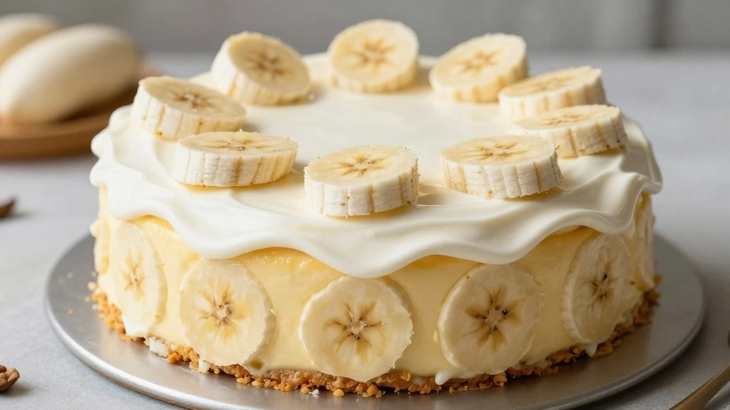 Banana Pudding Cake Recipe (Moist & Creamy) - Step 7: Top with Whipped Cream 1