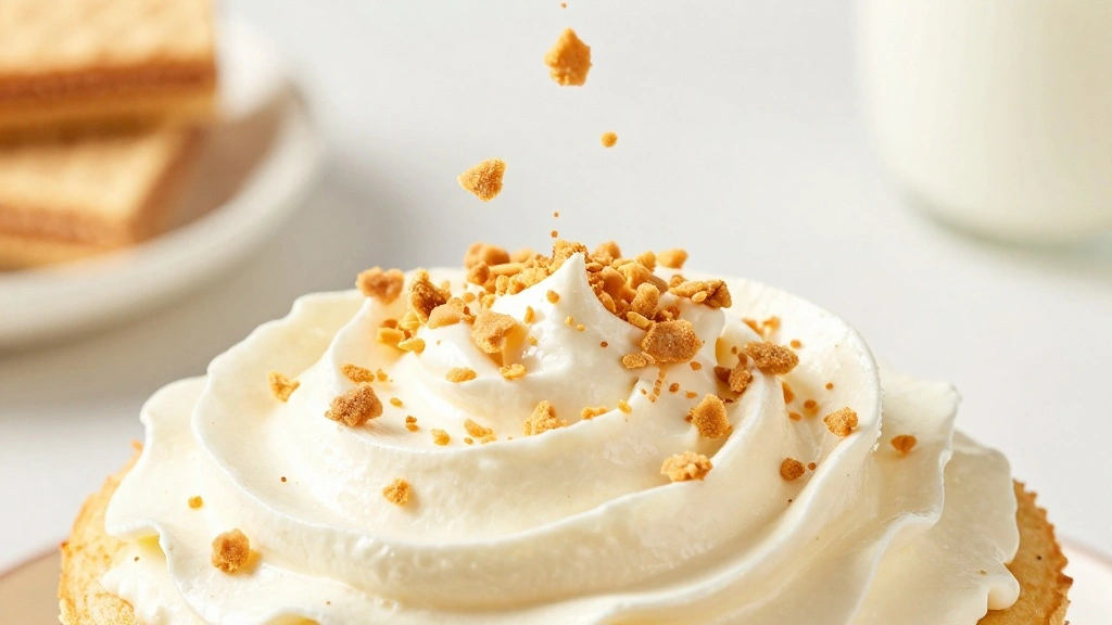 Banana Pudding Cake Recipe (Moist & Creamy) - Step 8: Garnish with Vanilla Wafers 1