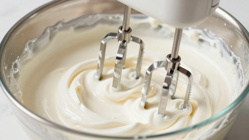 Banana Pudding Cheesecake Recipe (Creamy & Rich) - Step 8: Whip the Cream 1