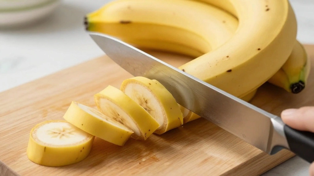 Banana Pudding Trifle (Easy Party Dessert) - Step 3: Slice Bananas 1