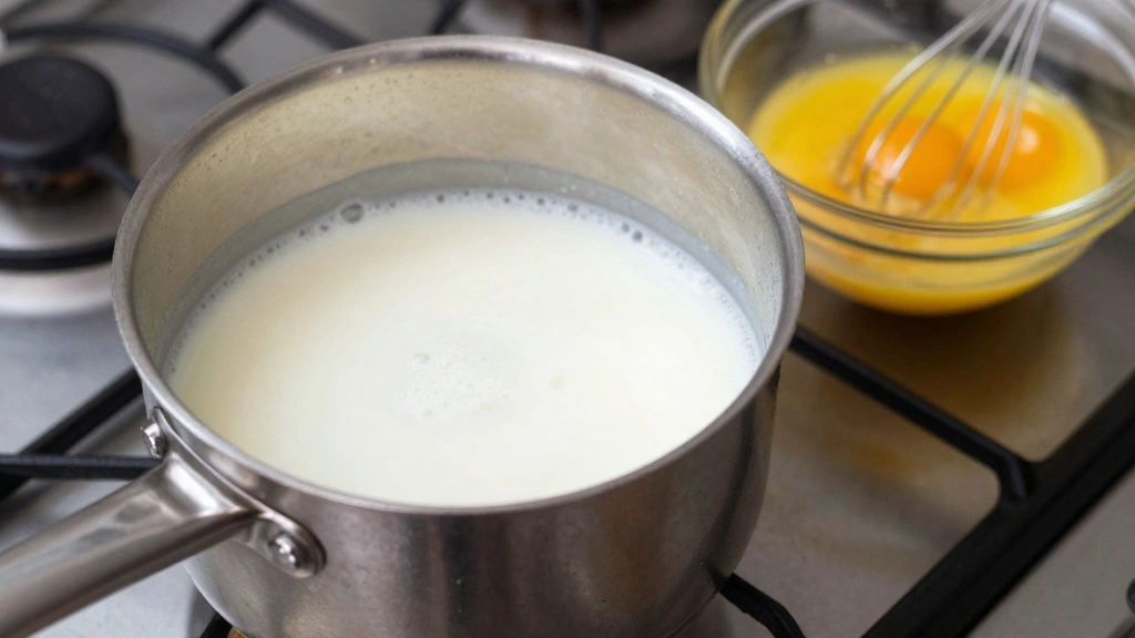 Banana Pudding with Condensed Milk (Extra Creamy) - Step 2: Prepare the Custard 1