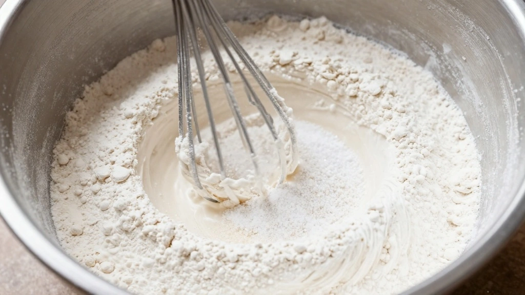 Banana Waffles (Crispy Outside, Fluffy Inside) - Step 2: Mix Dry Ingredients 1