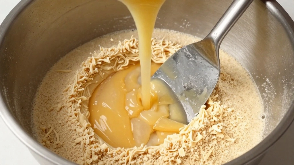 Banana Waffles (Crispy Outside, Fluffy Inside) - Step 4: Combine Wet and Dry Ingredients 1