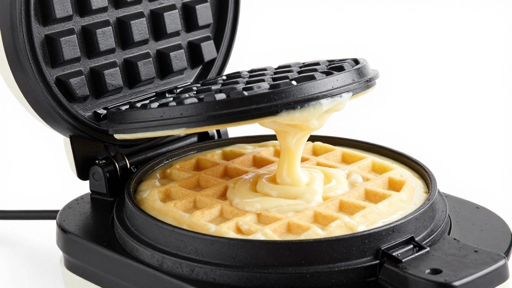 Banana Waffles (Crispy Outside, Fluffy Inside) - Step 7: Cook the Waffles 1