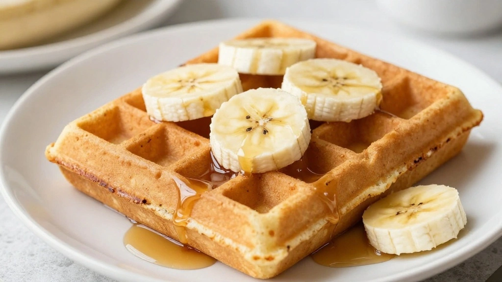 Banana Waffles (Crispy Outside, Fluffy Inside) - Step 8: Serve and Enjoy 1