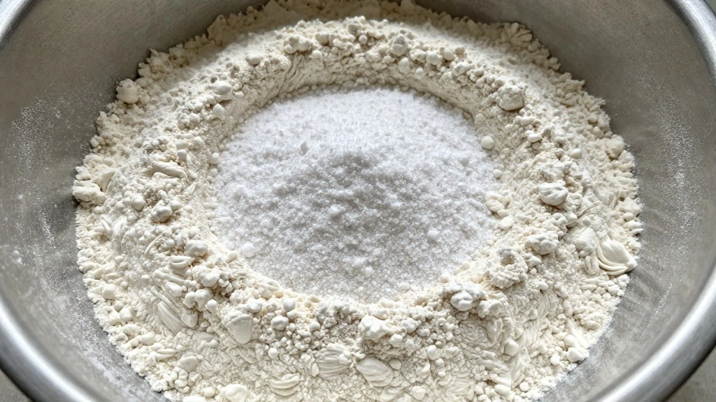 Banana Walnut Cake (Soft & Nutty) - Step 5: Combine Dry Ingredients 1