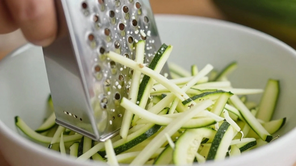 Banana Zucchini Bread (Moist & Not Too Sweet) - Step 2: Grate the Zucchini 1