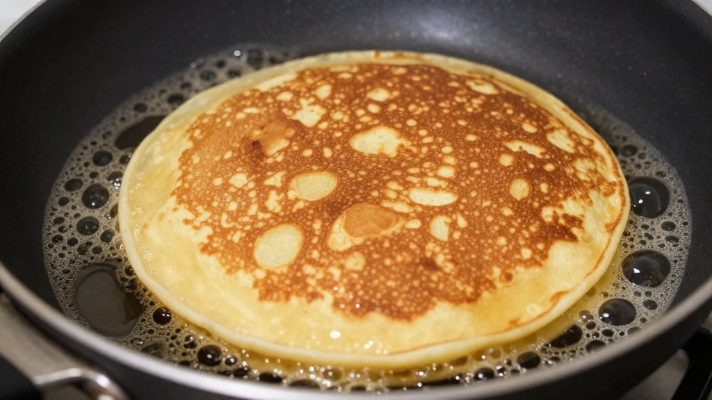 Banana and Egg Pancakes (2-Ingredient Recipe) - Step 7: Cook the Pancakes 1
