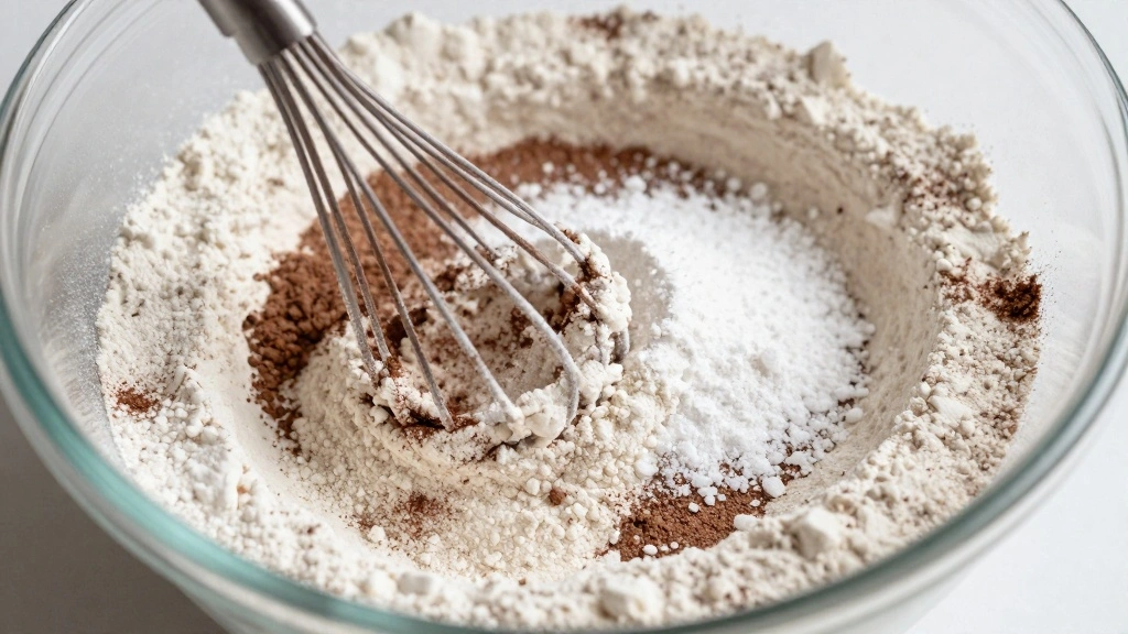 Chocolate Banana Bread Recipe (Rich & Fudgy) - Step 3: Mix Dry Ingredients 1