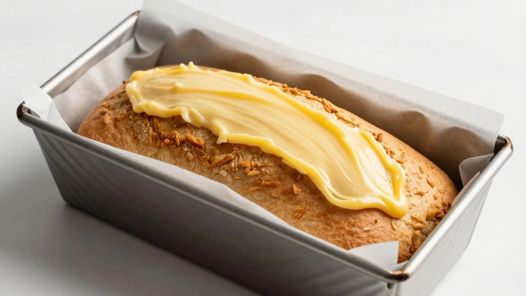 Chocolate Chip Banana Bread Recipe (Ultra Moist) - Step 2: Prepare Baking Pan 1