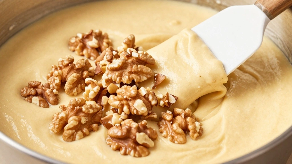 Easy Banana Nut Bread Recipe (Classic & Cozy) - Step 8: Add Walnuts 1