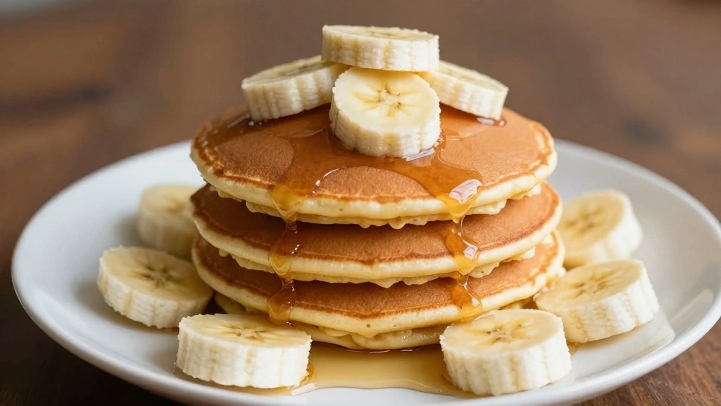 Easy Banana Pancakes (Quick Breakfast Recipe) - Step 8: Serve and Enjoy 1
