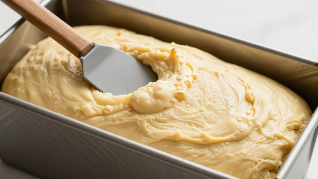 Easy Chocolate Chip Banana Bread (One-Bowl Recipe) - Step 7: Transfer to Loaf Pan 1