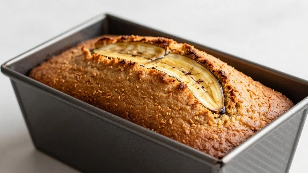 Healthy Banana Bread Recipe (Light & Naturally Sweetened) - Step 9: Bake 1