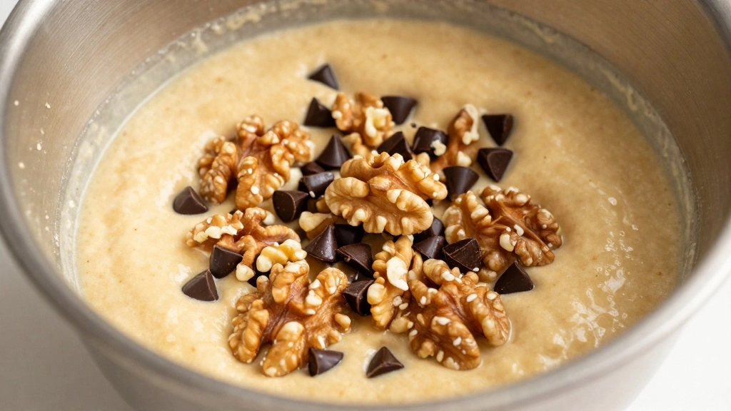 Healthy Banana Bread with Greek Yogurt - Step 6: Add Flavor Additions 1