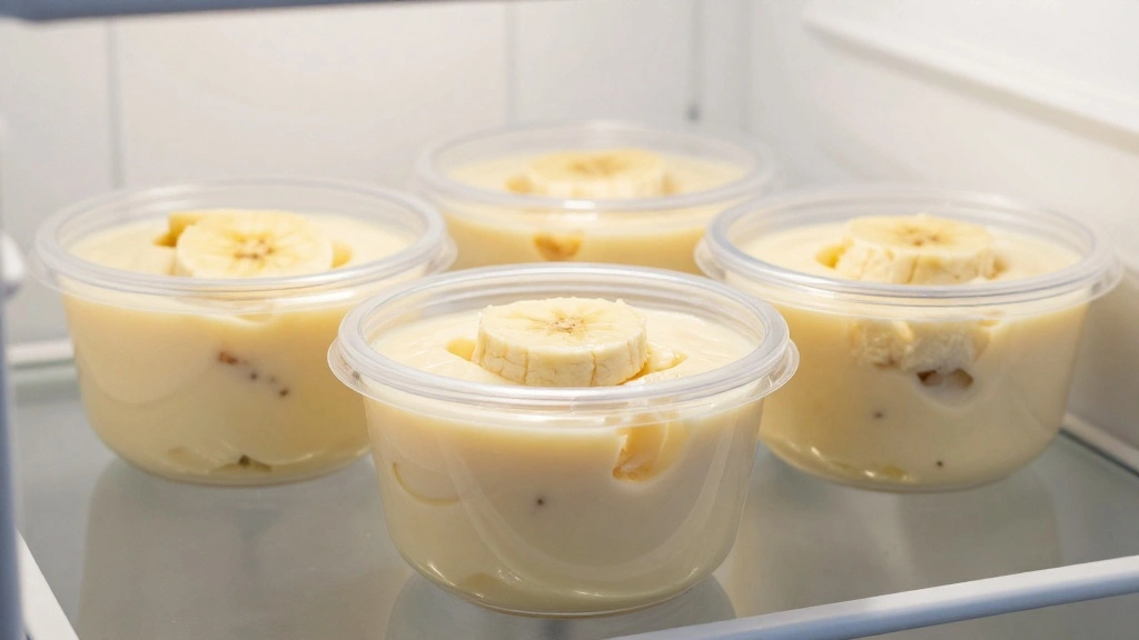 High-Protein Banana Pudding (Healthy Dessert) - Step 6: Chill the Pudding 1