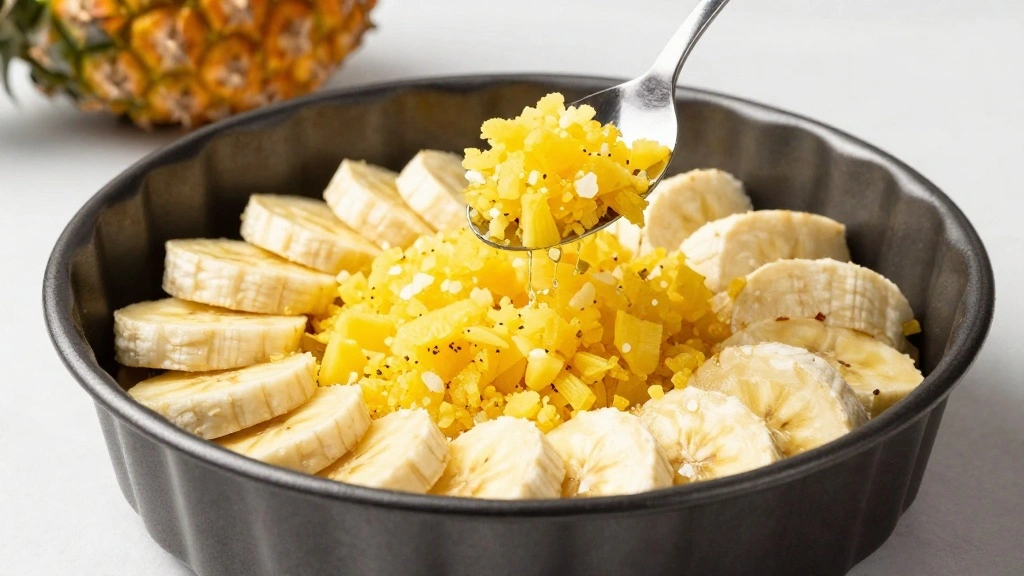 No-Bake Banana Split Cake (Easy Summer Dessert) - Step 4: Add the Pineapple Layer 1